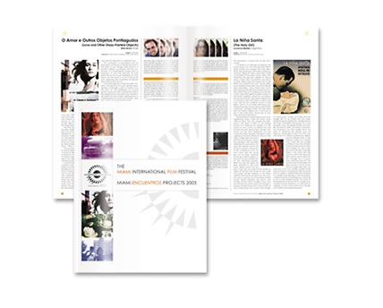 Dossier, Spanish Film Promotions, Newsletter Layout